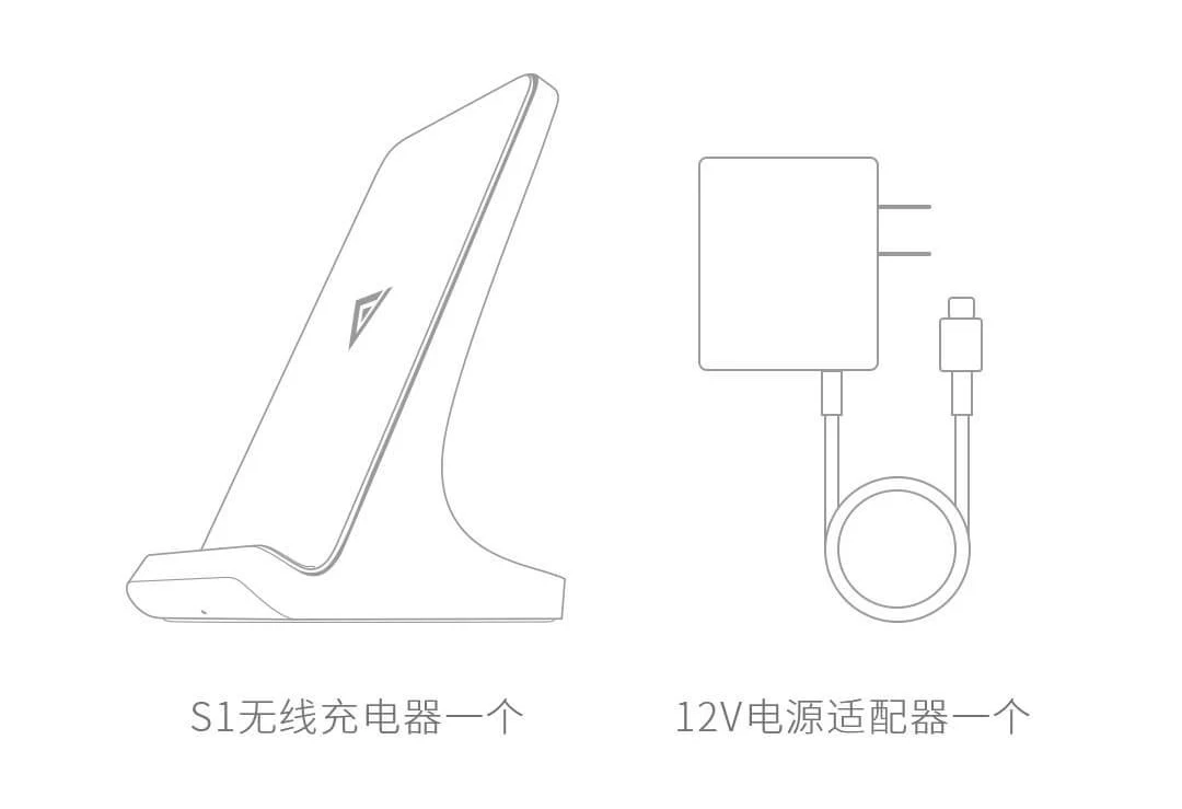 Xiaomi QI Беспроводное зарядное устройство Быстрая зарядка Вертикальная Быстрая зарядка usb type-C для IPhone 8 10 X samsung S9 S8 2 катушки подставка держатель