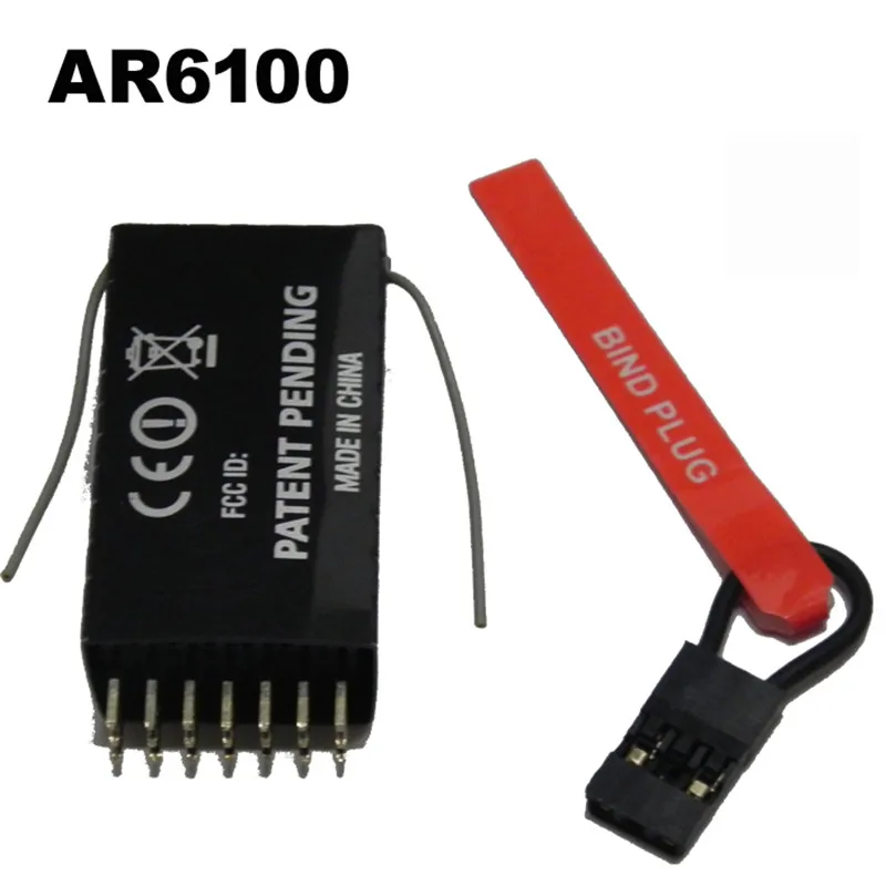 2 4 Ghz RC 6CH AR6100 DSM приемник 6 канальный поддержка DX6i/DSX9/DSX11/DSX12 DX6/DX7/DX8 передатчик|rc 6ch|rc