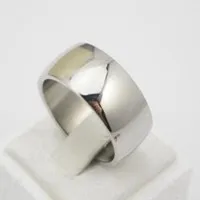 AMYYAN полированная пустая нержавеющая сталь для женщин и мужчин перстень на заказ ювелирные изделия персонализированные кольца Размер 9 10 11 8 7 6