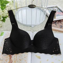 Sexy hot push up bra seamless bra lingerie for fat women push up big cup bra Big size South Africa women bra 34 to 46 fat lady my big fat zombie goldfish