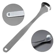 Скребок для чистки языка из нержавеющей стали, гигиена полости рта, дурное дыхание, забота о здоровье, новинка, хит