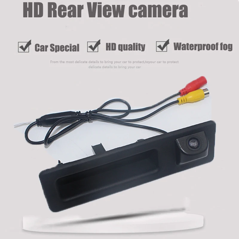 LiandLee Car Trunk Handle Rear View Reversing Parking Camera For BMW 3 Series F30 F31 F34 2011~2018 (7)
