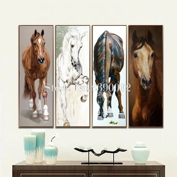 

5D DIY Diamond Painting Horse Giraffe Cat Peacock Cross Stitch Art Full Square Animal Diamond Embroidery Crafts