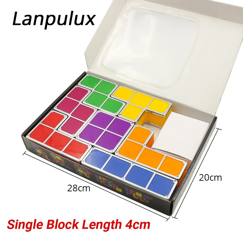 Lanpulux креативная светодиодная игрушка DIY Tetris головоломка детский ночник