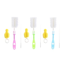 Новинка 3 шт/набор чайник сопло носик трубка нейлон очистки детские молочные бутылки соски щетка для чистки