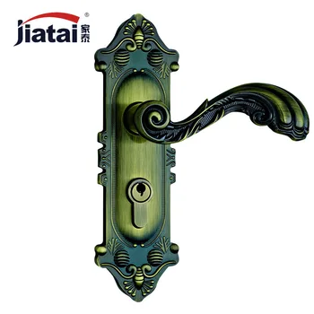 

Thai high-end home European American antique hardware locks TK205021 green bronze door interior door locks
