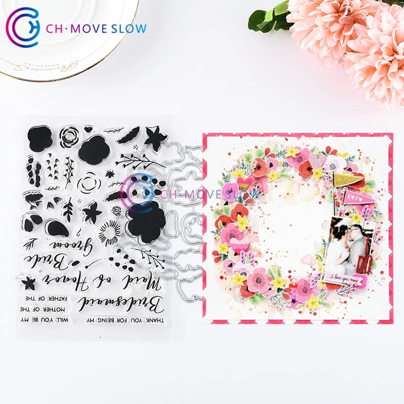 

CH BRIDE TO BE Metal Cutting Dies and stamps DIY Scrapbooking Card Stencil Paper Craft Handmade Album Handbook Decor