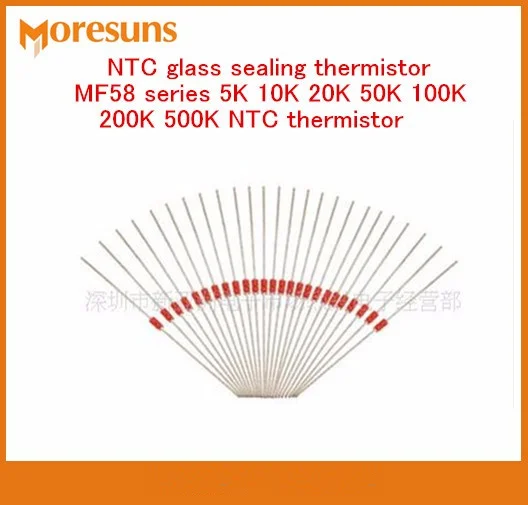 MF58 series 5K 10K 20K 50K 100K 200K 500K NTC thermistor_