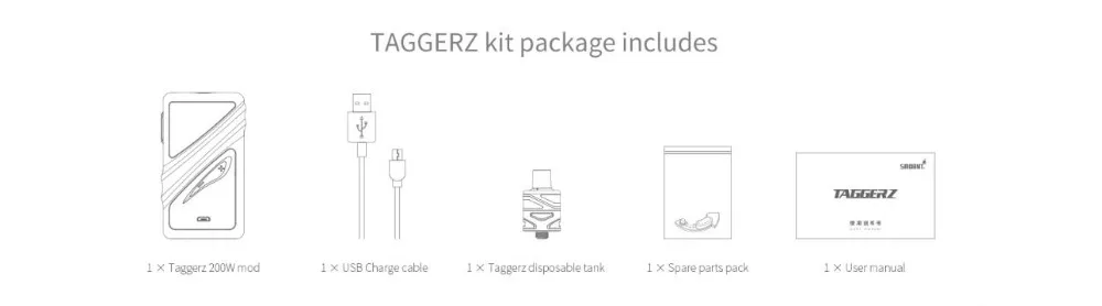 Smoant Tagger 200W Starter Kit-12