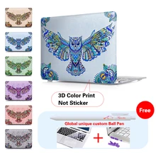 Print águila decorar patrón caso de la cubierta para mac macbook pro 13 15 Aire Retina 11 12 13.3 pulgadas Portátil Shell portátil Accesorios