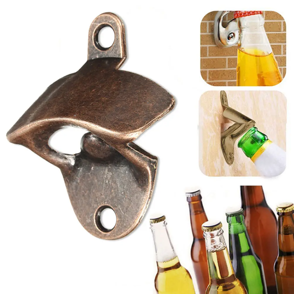 Барные инструменты винтажная бронзовая настенная открывалка вино пиво содовая стеклянная крышка открывалка для бутылок кухонный бар подарок