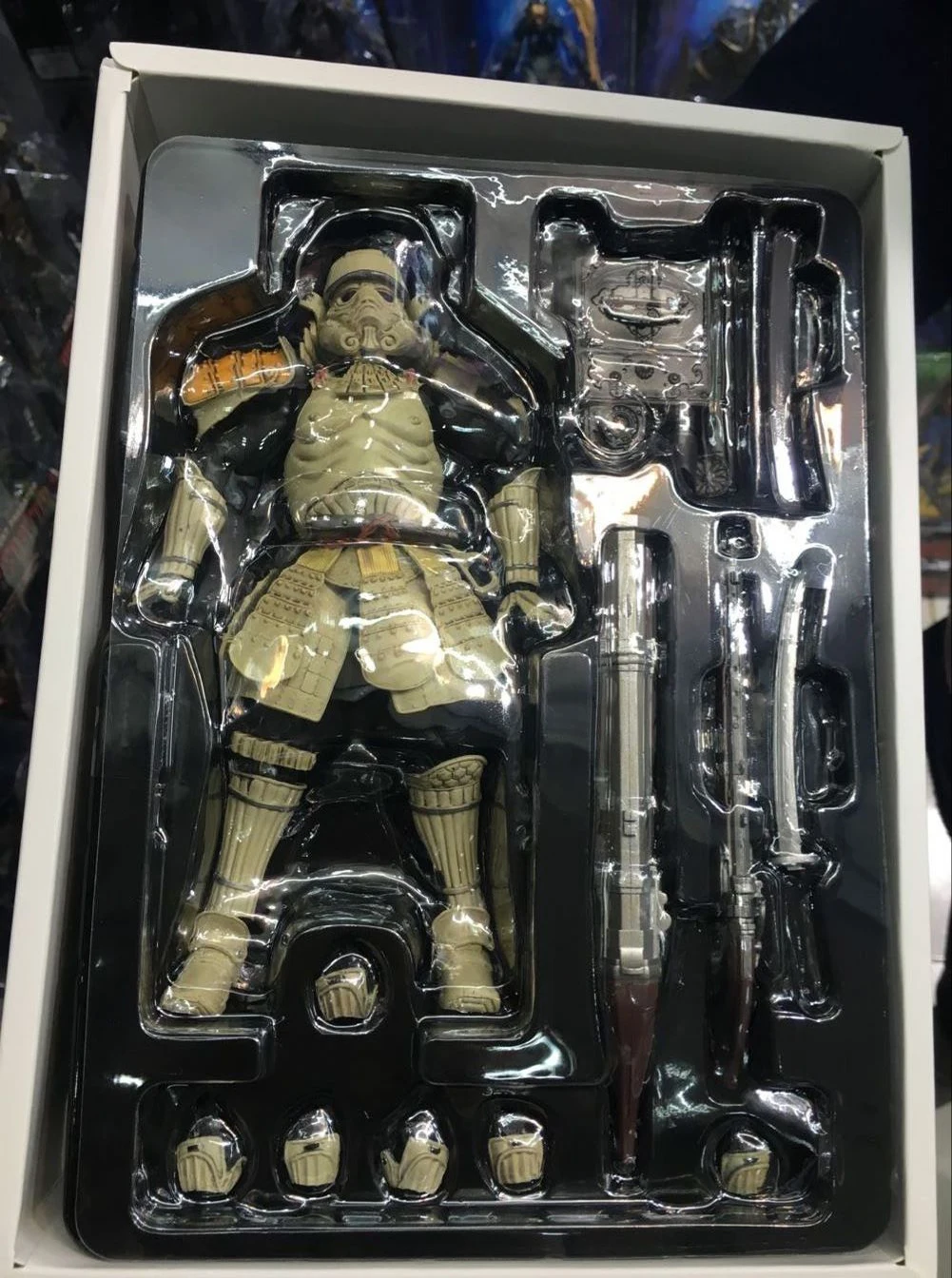Звездные войны Teppo Ashicaru Sandtrooper ПВХ фигурка Коллекционная модель игрушки 17 см KT3640