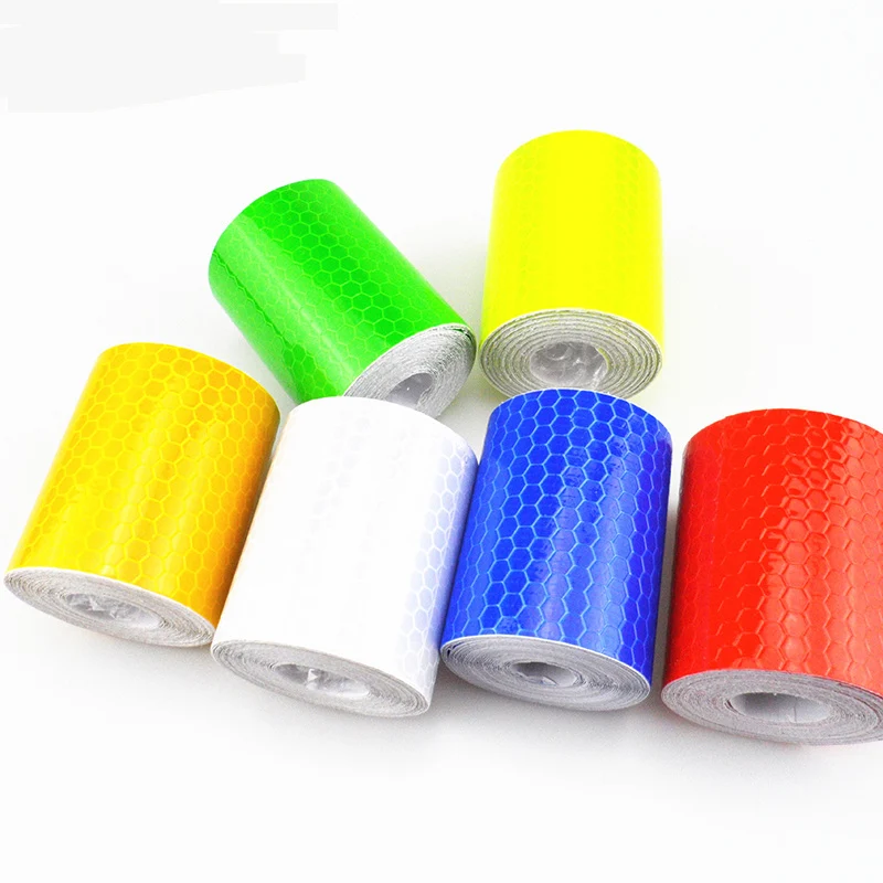 

New 3M Fluorescent Reflective stickers Car Truck Motorcycle Sticker Safety Warning Signs Clearance Tape Roll