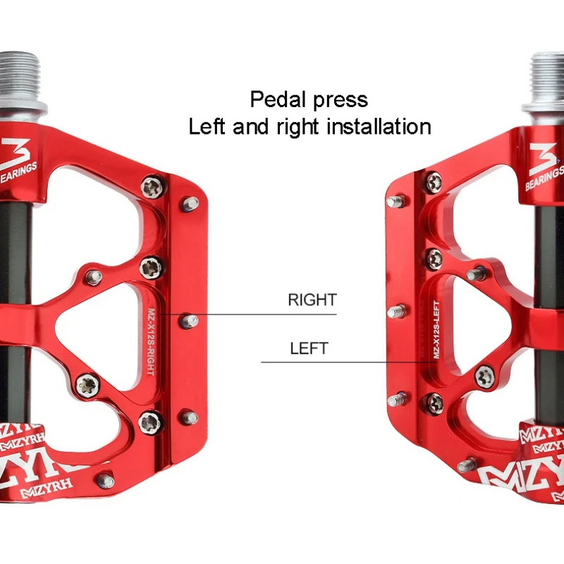 Универсальные герметичные 3 подшипника велосипедные Плоские Педали с ЧПУ сверхлегкие алюминиевые педали для MTB шоссейного велоспорта