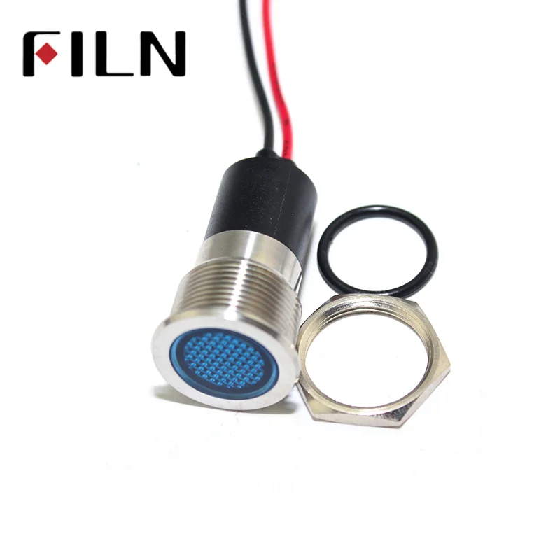 blue 24v indicator light