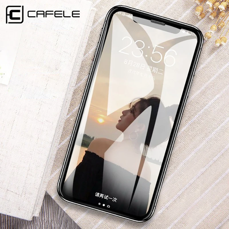 CAFELE Screen Protector for iPhone Xs Max XR Tempered