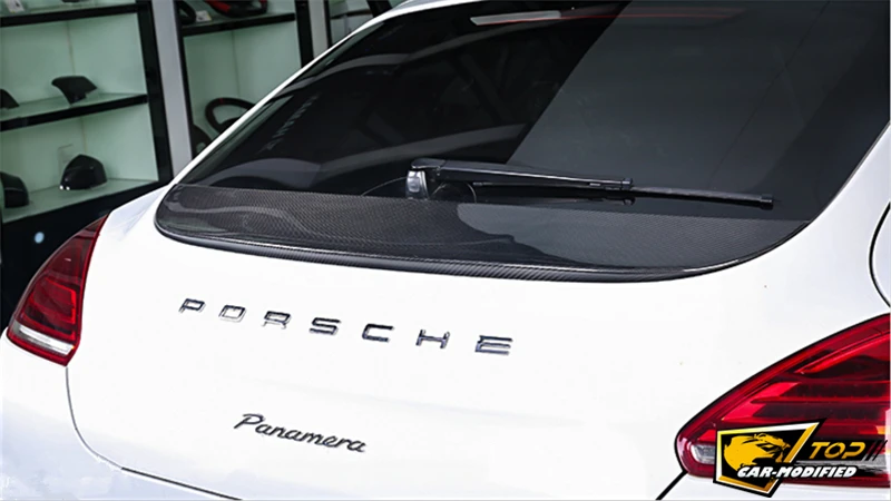 Углеродного волокна задний спойлер крыло для PORSCHE PANAMERA 970