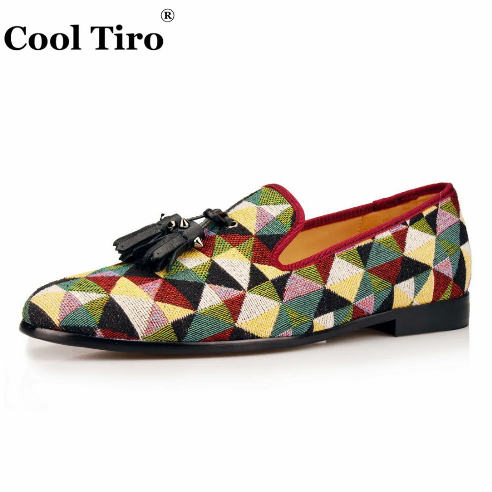 Men Loafers Tassel Slippers Flat  (10)