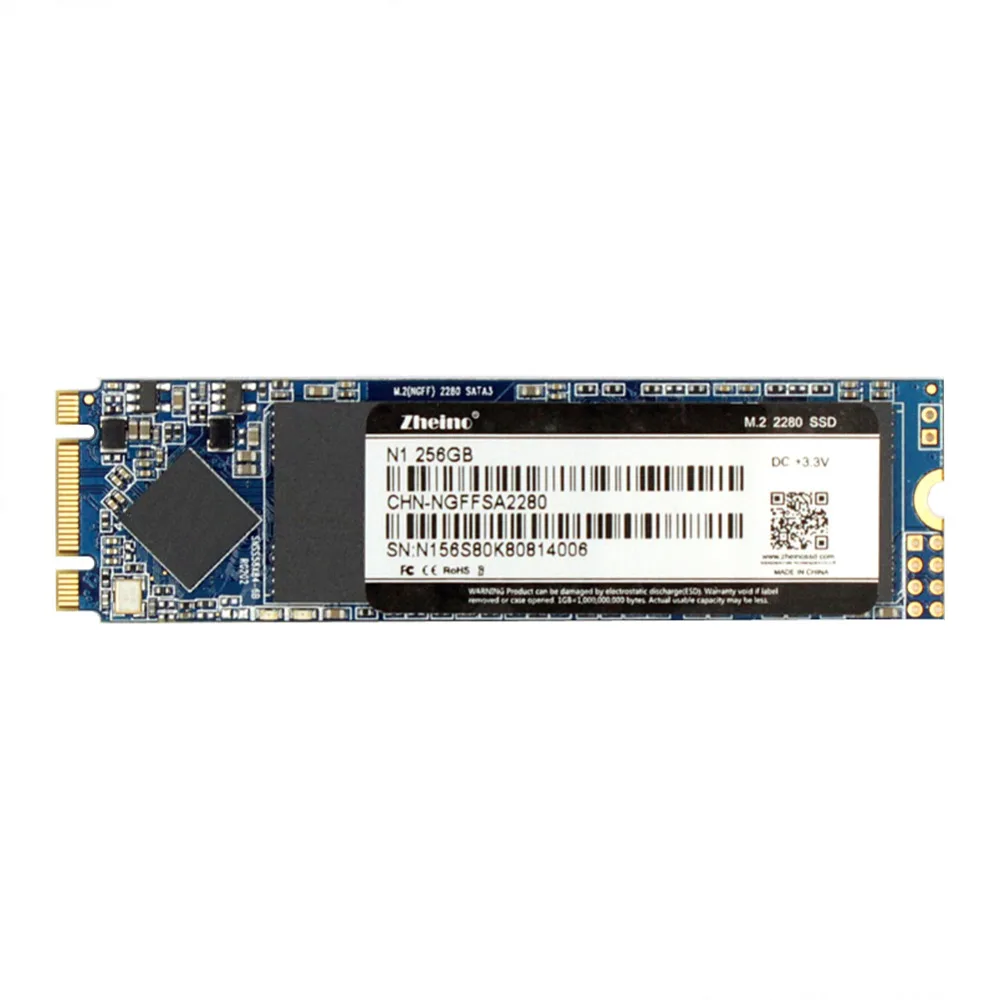 Zheino M.2 2280 128 ГБ 256 512 1 ТБ SSD NGFF SSD 2280 мм SATA3 6 ГБ/сек. Внутренний твердотельный диск для настольных ПК ноутбук