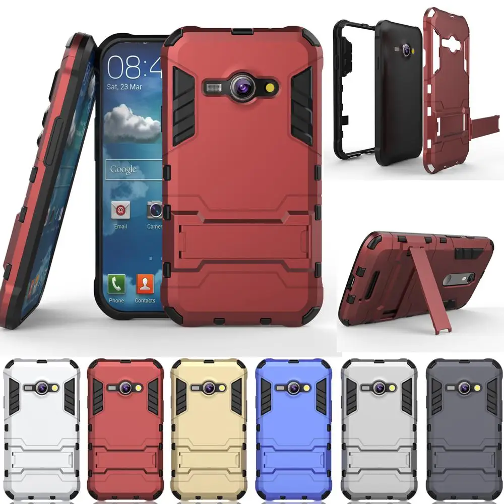 Anti-knock Tank Armor Case For Samsung Galaxy J1 Ace J110 Slim Hybrid Shockproof Hard Protective Cover (Not for SM J1) | Мобильные
