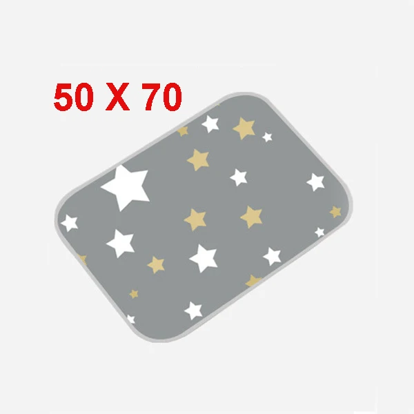 C 50x70 Портативный складной моющийся подгузник для новорожденных, пеленальный коврик для ухода за ребенком, пеленальный коврик, подгузник для беременных, аксессуары для детских колясок - Цвет: C 50x70