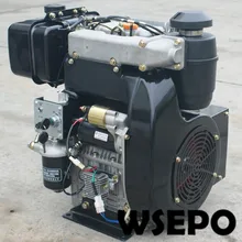 Прямая поставка с фабрики! WSE-292F 997cc 25hp E-Start двухцилиндровый дизельный двигатель с воздушным охлаждением для генератора/насоса/воздушного компрессора