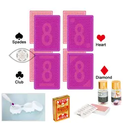 Copag Texas Hold 'Em карты меченые карты для перспективные очки покер обманка невидимые игральные карты Бельгия пластиковый Волшебный покер