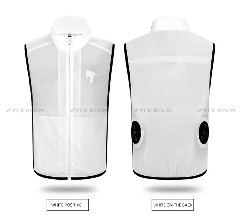ZYNNEVA летний кондиционер охлаждающий жилет вентилятор для мужчин и женщин куртка USB умная зарядка одежда для улицы Защита от солнца пальто GC1120