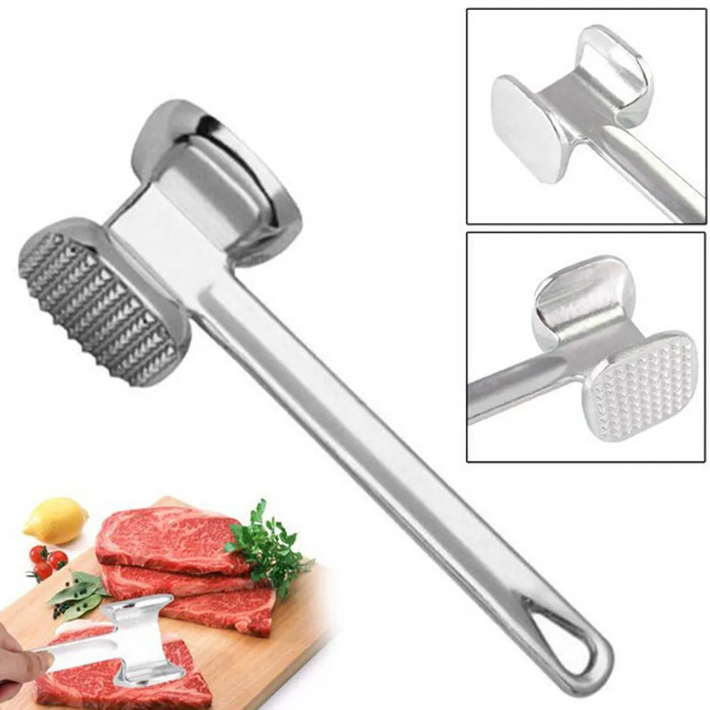 Говядина стейк свинина сыпучее мясо молоток Tenderizer Pounder Tnder ударные две стороны Кухня DIY пособия по кулинарии инструменты