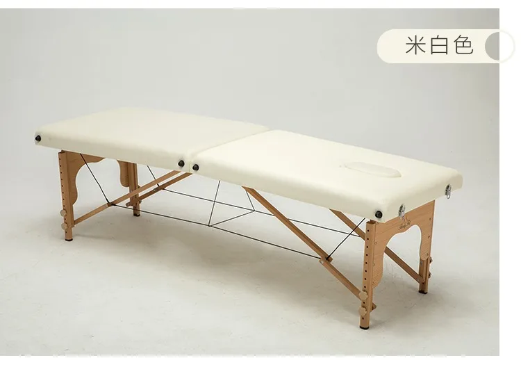 Профессиональная складная Массажная кровать портативный легкий терапевтический стол Beaty салон оборудования пены памяти обивка кожаный чехол