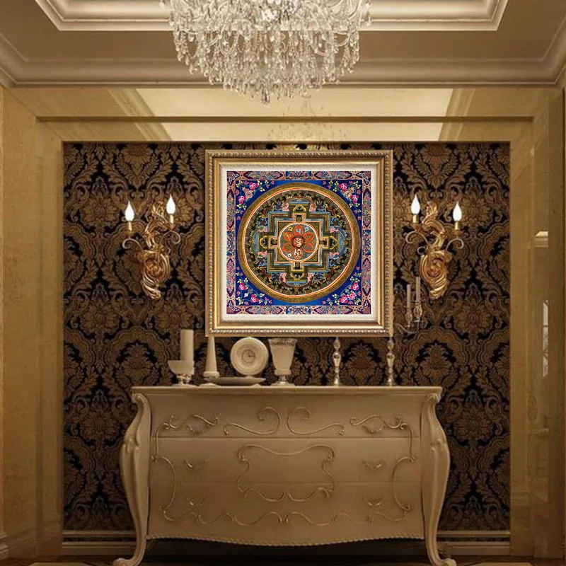 Us 7 42 25 Off Tibetan Thangka Mandala Art Paintings Buddha Religion Faith Home Decor Culture Spiritual Canvas Painting In Us 7 42 25 Off Tibetan Thangka Mandala Art Paintings Buddha Religion Faith Home Decor Culture Spiritual Canvas Painting In