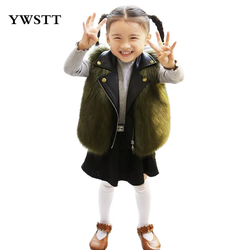 Meisjes Imitatie Bont Vest Baby Jongens Winter Bontjas Mouwloos Vest Meisjes Korte Stijl Jassen Imitatie de Vossenbont Vest Meisjes Imitatie Bont Vest Baby Jongens Winter Bontjas Mouwloos Vest Meisjes Korte Stijl Jassen Imitatie de Vossenbont Vest