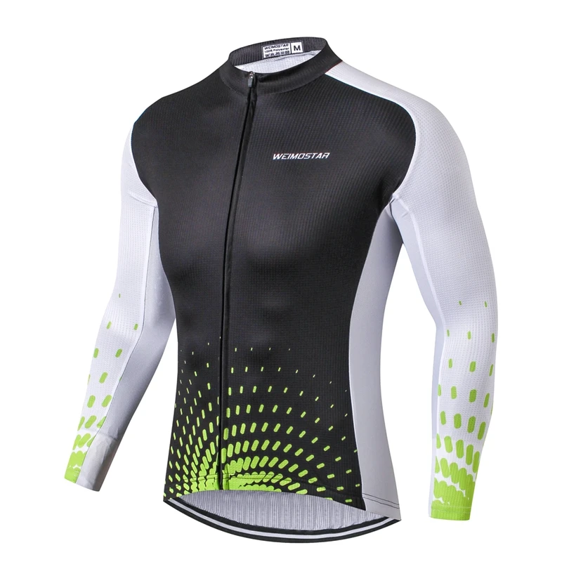 WEIMOSTAR мужские про команды Велоспорт Джерси Ropa Ciclismo езда на велосипеде с длинным рукавом велосипед Цикл Джерси рубашки Coolmax куртки s-xxxl
