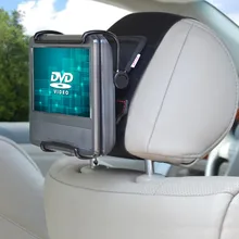 Универсальный автомобильный держатель для подголовника TFY с регулируемым углом для 7-10 дюймового поворотного экрана портативного dvd-плеера