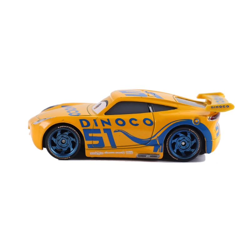 Disney Pixar Cars 2 & 3 Dinoco Cruz Ramirez Jackson Storm Metal Diecast Toy Car 1:55 свободная совершенно новая в