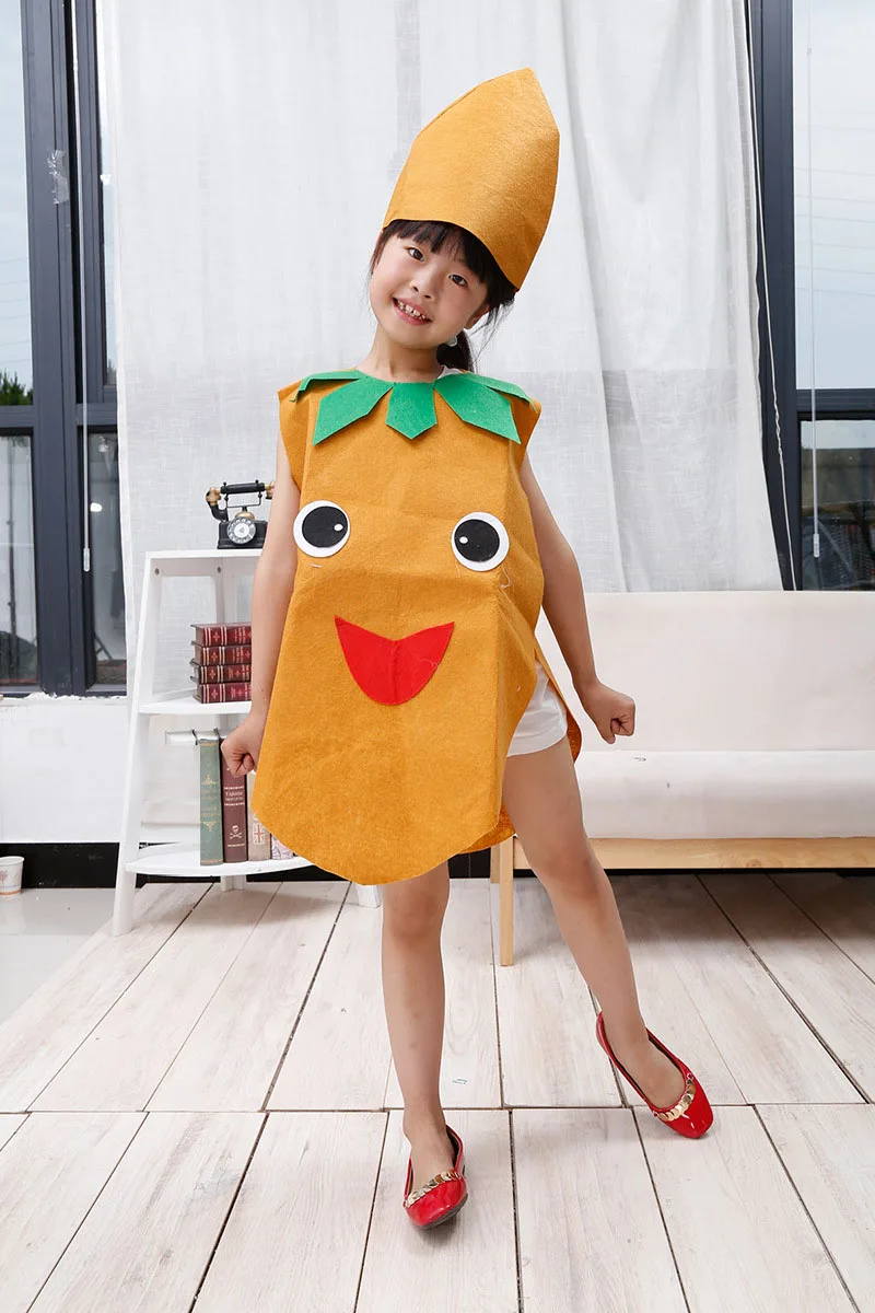 Для взрослых детей мальчиков и девочек банан Овощной костюм фрукты семья Забавный комбинезон косплей нарядное платье сценическая одежда для сцены Пурим