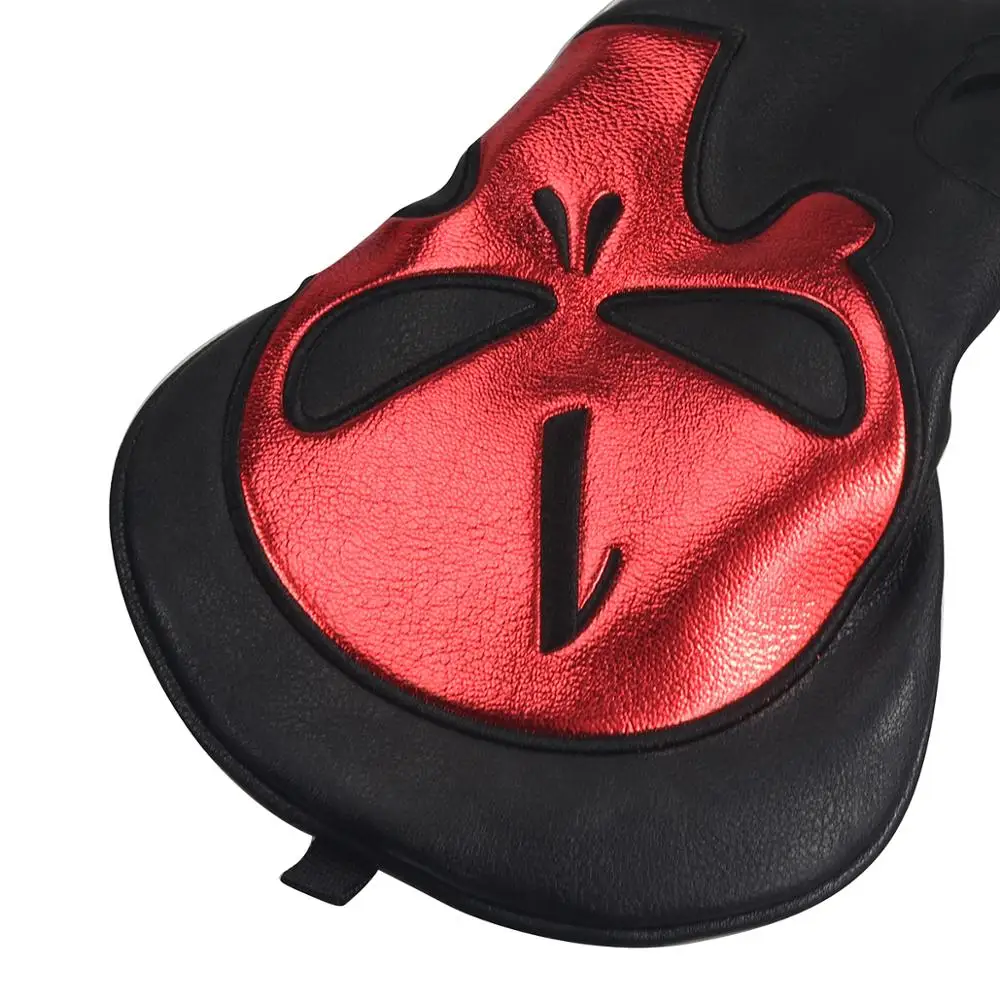 Craftsman Golf Wood Cover Set Red Skull Driver / Fairway Hybrid FW UT головные уборы|Клюшки для гольфа| |