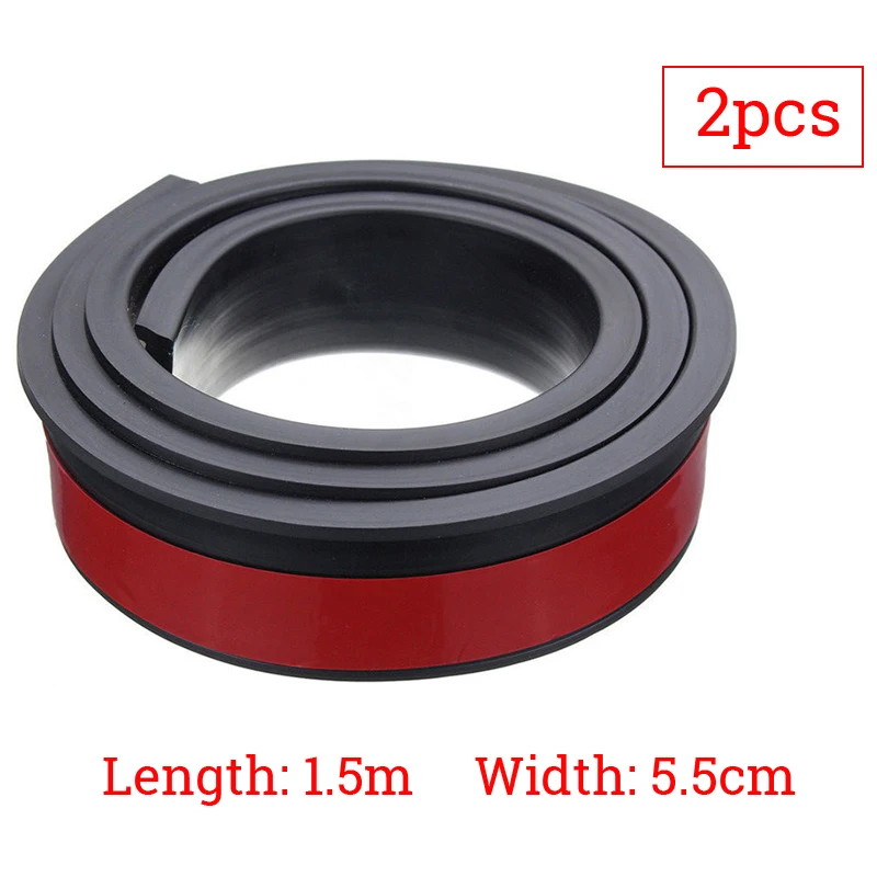 

55mm Auto Wheel Fender Extension Flares Arch Protector Rubber Moulding Retrofit~