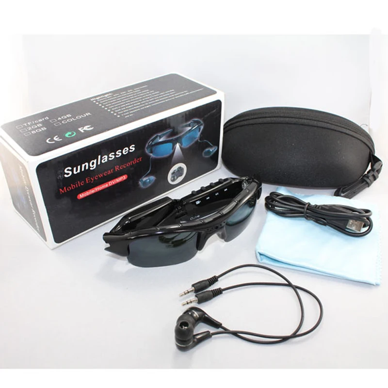 bilder für HD videokamera mini DV 1280*720 MP3 stereo bluetooth hören gläser karte Rekord polarisierte gläser mikrofon hände-freies bilder für HD videokamera mini DV 1280*720 MP3 stereo bluetooth hören gläser karte Rekord polarisierte gläser mikrofon hände-freies