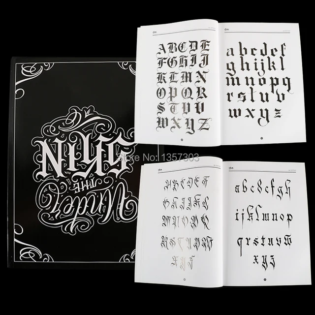 a4 chicano calligraphy font