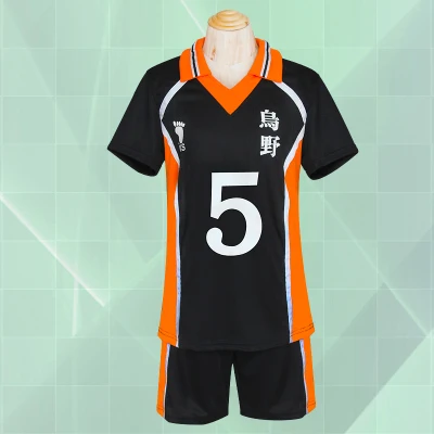 Настоящий Voleyball Haikyuu Cosplay Костюм Karasuno для средней школы волейбольный клуб Хината Shyouyou спортивная одежда баскетбольная форма