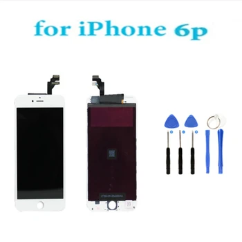 

1 PcsWhite AAAAA Brand New For iPhone 6P LCD Display Touch Screen Digitizer Assembly For iPhone6 Plus 5.5'' No Dead Pixel + Gift