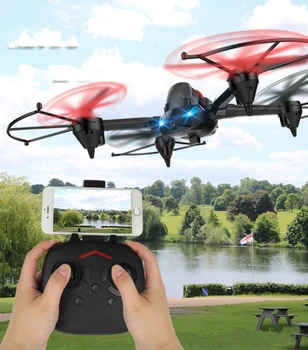 

New H3 Air-ground 3 in 1 Headless Mode 4CH HD WIFI DIY Deformation RC Drone Video Camera Tank Jumping Car QuadcopterModel