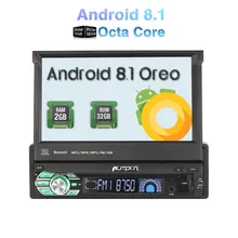 Тыква 1 Din 7 »android 8,1 автомобиля радио нет DVD плеер gps навигации Octa Core стерео 2 Гб оперативная память FM RDS Wi-Fi 3g DAB + головного устройства
