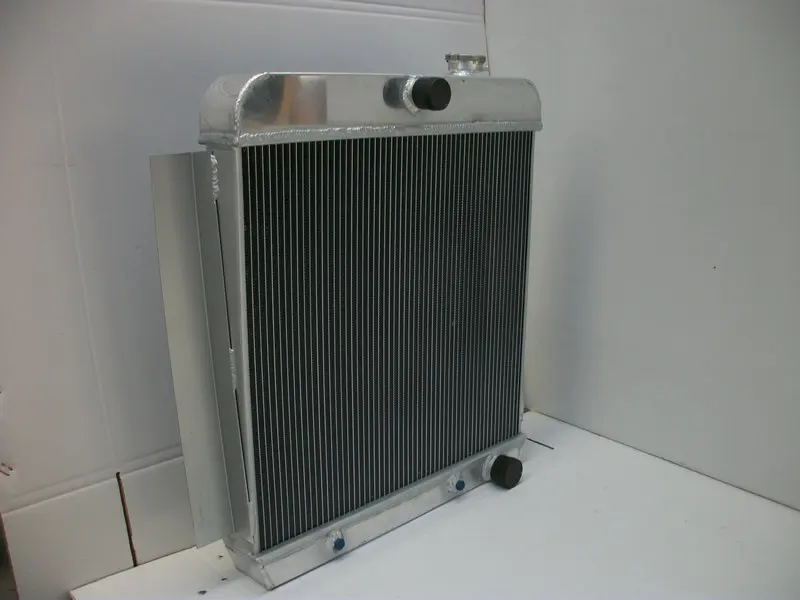 Для 1955-1959 Chevy грузовик пикап 1956 1957 1958 3 ряда радиатор из алюминиевого сплава и 16''fan