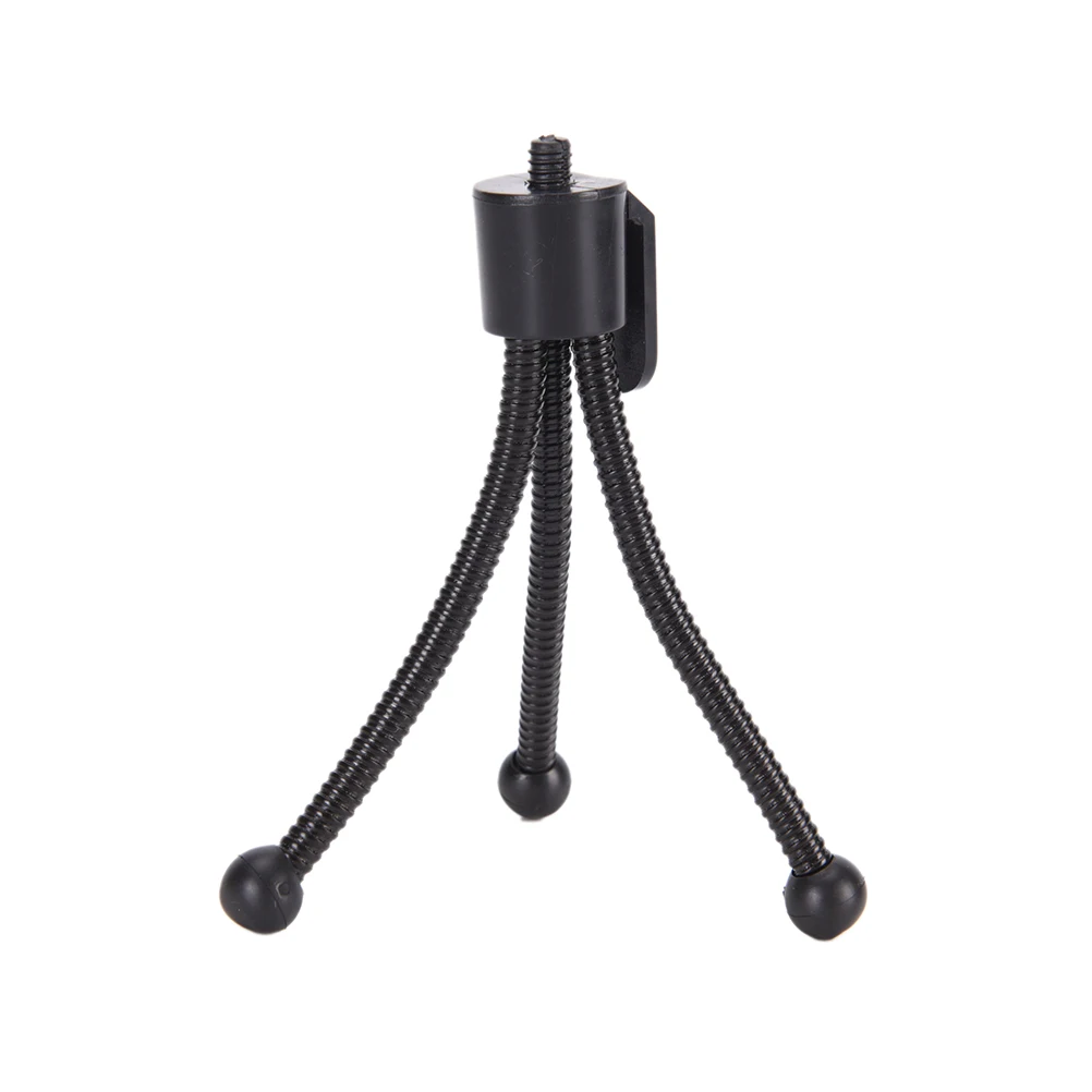 1pcs Universal Camera Black Mini Small Tripod Mount Flexible Holder For