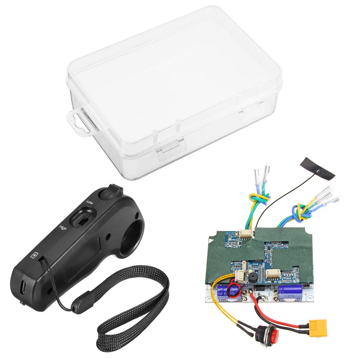 Эффективный 24 V/36 V 2,4G электрический шлифовальный станок для Dual Drive контроллер с пультом дистанционного управления для бесщеточным двигателем постоянного тока Электрический скейтборд Лонгборд