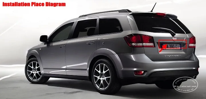 Liislee для Fiat Freemont 2009 ~ 2014 Беспроводной заднего вида Камера/Реверс Резервное копирование Камера/HD Ночное видение /plug & play