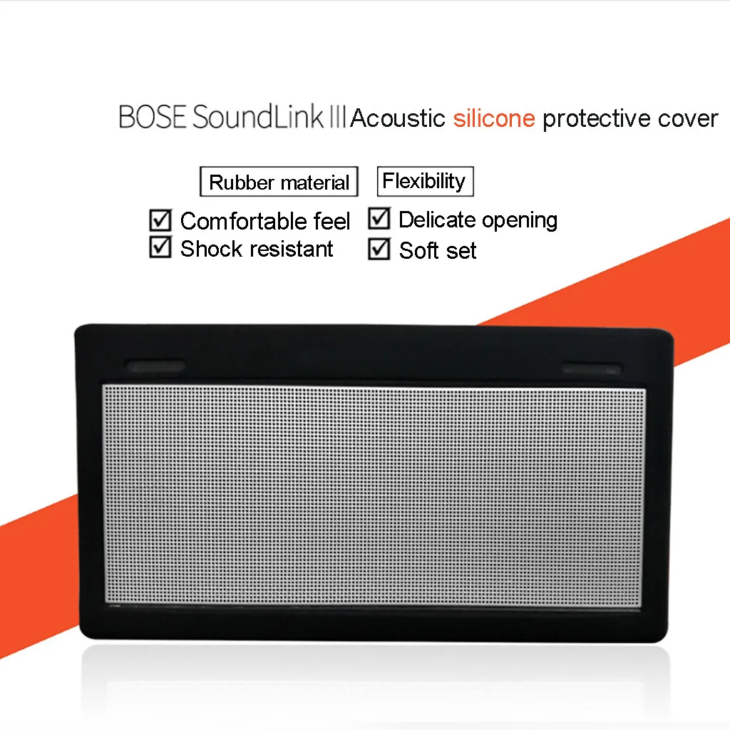 EPULA силиконовый чехол для BoseSoundLink корпус динамика для Bose-SoundLink 3 Bluetooth динамик Силиконовый водонепроницаемый защитный чехол