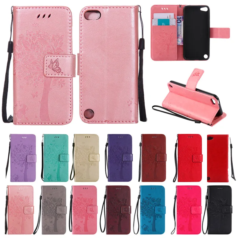 For Apple iPod Touch iTouch 5 / 6 Fashion Wallet Flip Shockproof PU